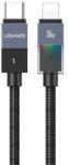 USAMS iPhone 5S USAMS SJ776 cablu de date Type-C - Lightning, 120cm, VERDE (SJ776USB01)