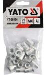 Yato alumínium szegecsanya M6, 20db (YAT-36454)