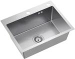 Ruvetti Look chiuveta din otel 58x45 cm oţel 5003L_BS60_W (5003LBS60W) Chiuveta