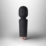 Rocks-Off Vibrator Mini Wand Black Tulip, 16 Moduri Vibratii, Silicon, USB, Negru, 11.5 cm Vibrator