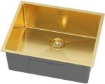Ruvetti Stelio chiuveta din oțel cu sifon 54x44 cm auriu 5001S_PVD_GOLD60_P (5001SPVDGOLD60P) Chiuveta