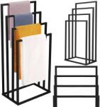 SPRINGOS fém Törölközőtartó 95x45x29cm - Fekete (HG0072)