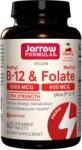 Jarrow Formulas Methyl B-12 5000 & Methyl Folate, 60 comprimate masticabile, Jarrow Formulas