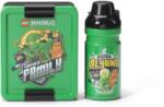 LEGO® Set gustări LEGO Ninjago (sticlă și cutie) - verde
