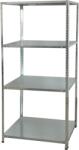 Chomik Fém 4-szintes polc 150 x 75 x 30 cm Terhelhetőség: 50 kg *1885 (CH-GWI1885)