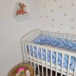  Halszálka mintás fonott rácsvédő - világoskék, 180-420cm