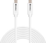Sandberg 136-76 USB kábel USB 3.2 Gen 2 (3.1 Gen 2) 5 M USB C 10 Gbit/s 100 W Fehér (136-76)