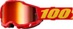  100% cross szemüveg ACCURI 2 GOGGLE Red / Mirrored Red