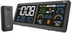 EMOS Időjárás-állomás színes LCD-kijelzővel és ébresztővel, 5V, 3xAAA + 2xAA, fekete E8625 (EMS1471)