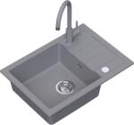 Ruvetti Tito Compact mosogató csapteleppel és tartozékokkal szürke/ LP_3200-TC6244GR_W (LP3200TC6244GRW)