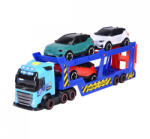 Dickie Toys Camion transport auto 3 mașinute, Car Transporter, 3 ani+ (14B03C)