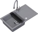 Ruvetti Natu Maxi mosogató csapteleppel és tartozékokkal szürke/acél LP_3200-NM7744GR_W (LP3200NM7744GRW)