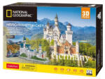 CubicFun DS0990 - National Geographic, Neuschwanstein kastély - 121 db-os 3D puzzle (DS0990) - puzzle