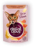 Delickcious Purr - for Dinner lazac & sajt nedves macskaeledel 12x85g
