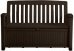 Keter Patio Bench műanyag kerti pad/tároló barna 227L (253818-253820)