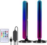 BlitzWolf BW-AL1 ambient RGB gamer asztali lámpa szett, 10 színmód és 5 zenei mód