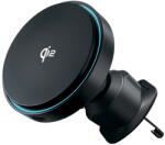 Proove Suport auto telefon Proove WHLC15010002, incarcare wireless 15W, Qi2, grila ventilatie, gri metalic (KF2361759) - pcone