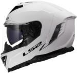 LS2 Cască integrală pentru motocicletă LS2 FF818 Storm III Solid, alb lucios (LS168180002-MASTER)