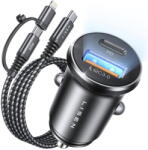 Lisen YL0223080035, USB + USB-C, cablu inclus, negru (KF2349542) - pcone