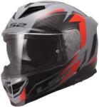 LS2 Cască integrală pentru motocicletă LS2 FF818 Storm III Dynamo gri-roșu lucios (LS168180506-MASTER)
