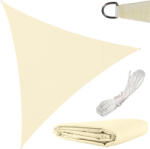 Gardlov háromszög formájú napvitorla 3x3x3m bézs 23146 (5900779948907)