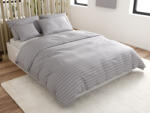  JASMINE mikroszálas szállodai ágyneműhuzat, világosszürke - 2 cm-es csíkos Ágyneműhuzat mérete: 70 x 90 cm | 140 x 220 cm