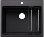 BLANCO 527746 - BLANCO ETAGON 6 fekete, lefolyó nélküli gránit mosogató (527746)