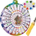 Maaleo Set de Vopsele Acrilice, 24 Culori, Tuburi de 12 ml (00024725)