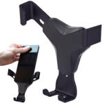 VERK GROUP Suport auto universal pentru telefon, montabil pe grilajul de aerisire, negru (04093)