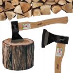 Garden Line Topor de tâmplărie - 1000 g - cu mâner de lemn de frasin 40 cm (TAN4199)