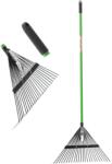 Garden Line Greblă reglabilă cu mâner din fibră de sticlă - 58 x 40 x 150 cm (FUR8676) Grebla