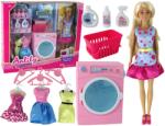 LEAN Toys Set de joc Anlily cu păpușă și mașină de spălat (16210) Papusa