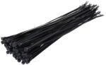 Verk Group Coliere de cablu - 200 x 3, 6 mm - 100 buc - Negru (11300)