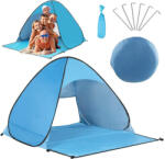 VERK GROUP Cort de Plajă Pop-Up cu Protecție UV pentru Familie, cu Geantă, Set (14417) Cort