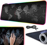 VERK GROUP Mousepad de joc LED XXL cu iluminare în 7 culori și alimentare USB (06249) Mouse pad