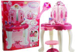 LEAN Toys Masa de machiaj magică cu lumini, sunete și conexiune MP3 (1452)