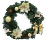 BackHomeLiving Coroană festivă - aurie - 40 cm (ANT3926)