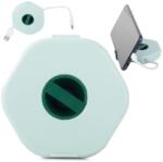 VERK GROUP Organizator de cabluri rotativ cu suport pentru telefon (24237)