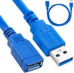 Verk Group Cablu prelungitor USB 3.0 blindat, 1, 5m (06310)