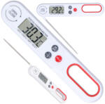 Verk Group Termometru de Bucătărie cu Sondă LCD pentru Carne și Vin, 300C (07176_B)