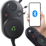 VERK GROUP Transmițător auto Bluetooth 5.3 cu funcție de amplificare a basului, USB și AUX (10141)