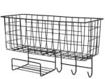 Verk Group Organizator de perete cu rafturi și cârlige - 38 x 21 x 15 cm (27229) Raft