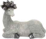 BackHomeLiving Figurină - ren gri, 17, 5 x 8, 5 x 15 cm, Set de 4 buc (GOT5180)