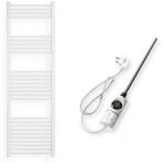  Törölközőszárító radiátor elektromos fűtőpatronnal 50 x 160 cm - Nero Italia C-600W (fehér)