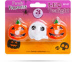 Family Collection Set Lumanari Halloween - dovleac, fantoma - cu baterii - 3 buc / set (58157)