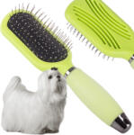 Verk Group Perie de curățare automată pentru părul animalelor de toate mărimile, verde (19470)