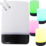 VERK GROUP Lampă de noapte LED RGB cu USB și 8 culori selectabile, două moduri de iluminare (12315)