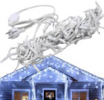 Verk Group Cortină de lumini de Crăciun cu 500 LED-uri albe reci, pentru exterior și interior, IP44 (26208)