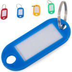 Verk Group Set de 100 de etichete colorate pentru chei cu identificator și cartonaș descriptiv (01472)