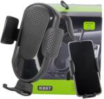 VERK GROUP Suport auto reglabil 360 pentru telefon, montabil pe grilajul de ventilație (10133)